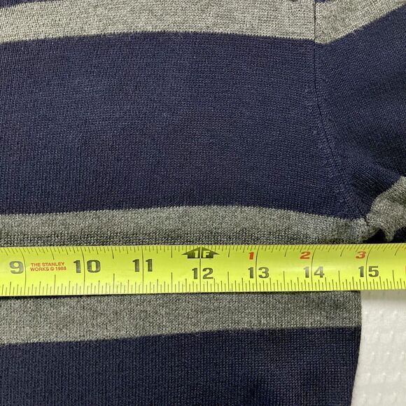 Premise Sweater Dress Women S Navy Blue Striped Stretchy Knit Bodycon Winterwear - Picture 10 of 16